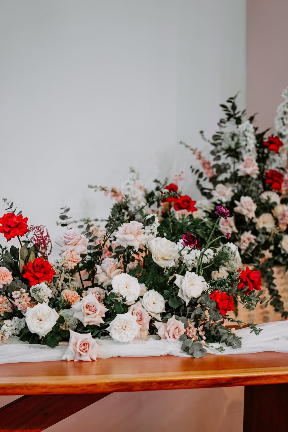 Garden altar floral decoration for church wedding venues singapore