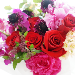 Jewel Tone Flower Bouquet - Image 2