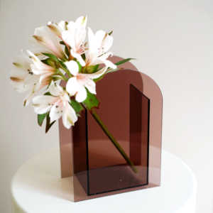 Mauve Dome Acrylic Vase - Image 2