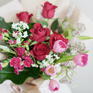 Rouge Wrapped Bouquet - Image 2