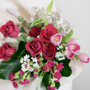 Rouge Wrapped Bouquet - Image 4