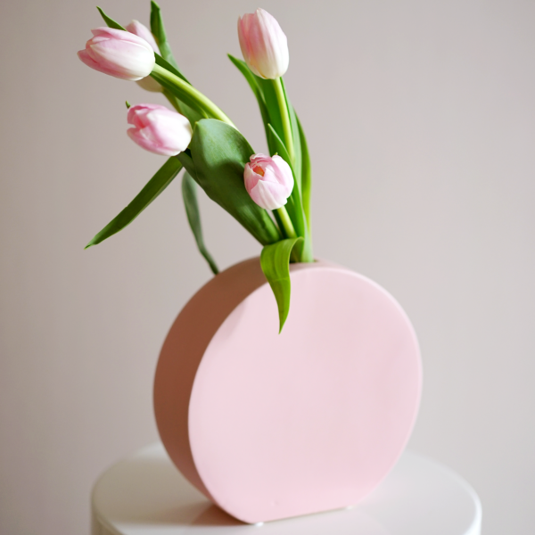 Round Ceramic Vase