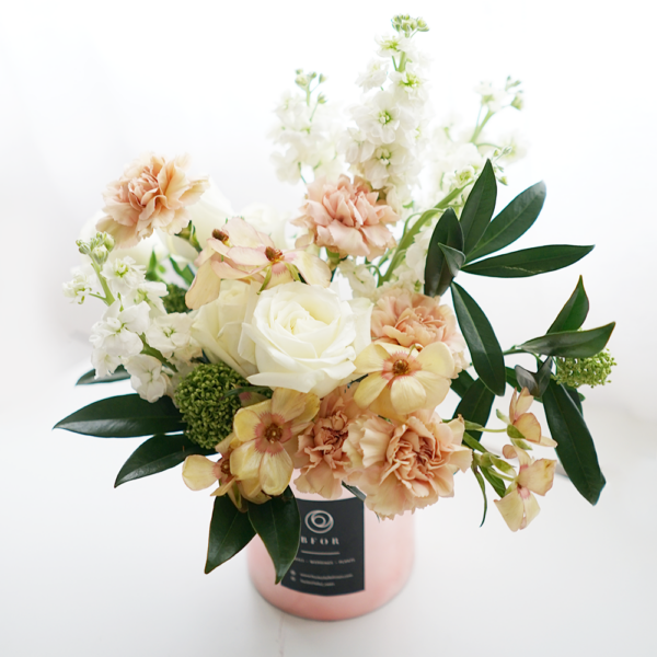 Tender in Rose Gold Vase