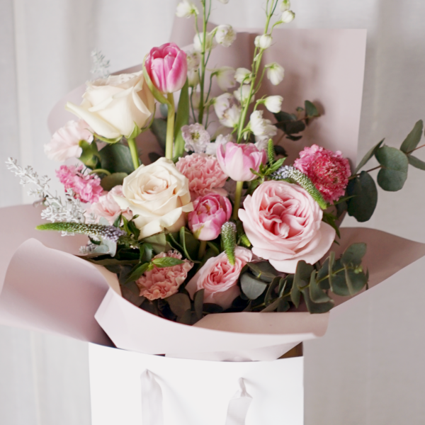 Violette Wrapped Bouquet